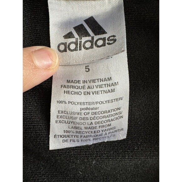 Adidas bundle Boy's 3-Stripes Lightweight Track Jacket+ t-shirt soccer size 5 - Picture 6 of 9